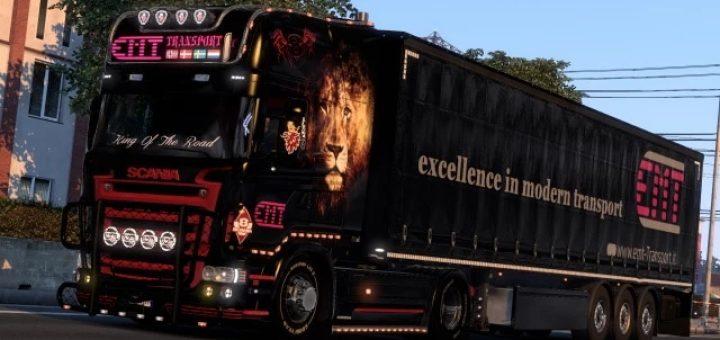 Scania RJL I R4 Dachser Combo Skin V1 0 ETS2 ETS2 Mody ATS Mod