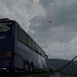 Setra 517 HDH TopClass 2021 KONTUR NIEBIESKA SKÓRA v2 0 ETS2 ETS2