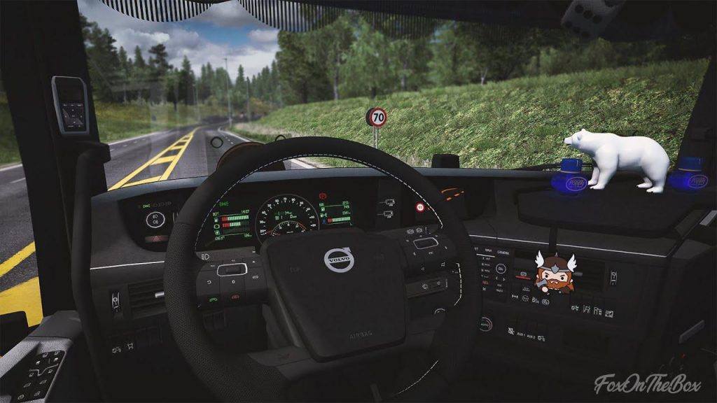 Realistyczny komputer na deskę rozdzielczą Volvo FH 2012 1