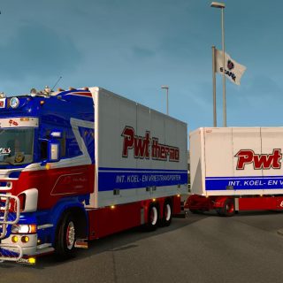 Scania Pwt Thermo S Tandem Przyczepa Lightbox X Ets Ets