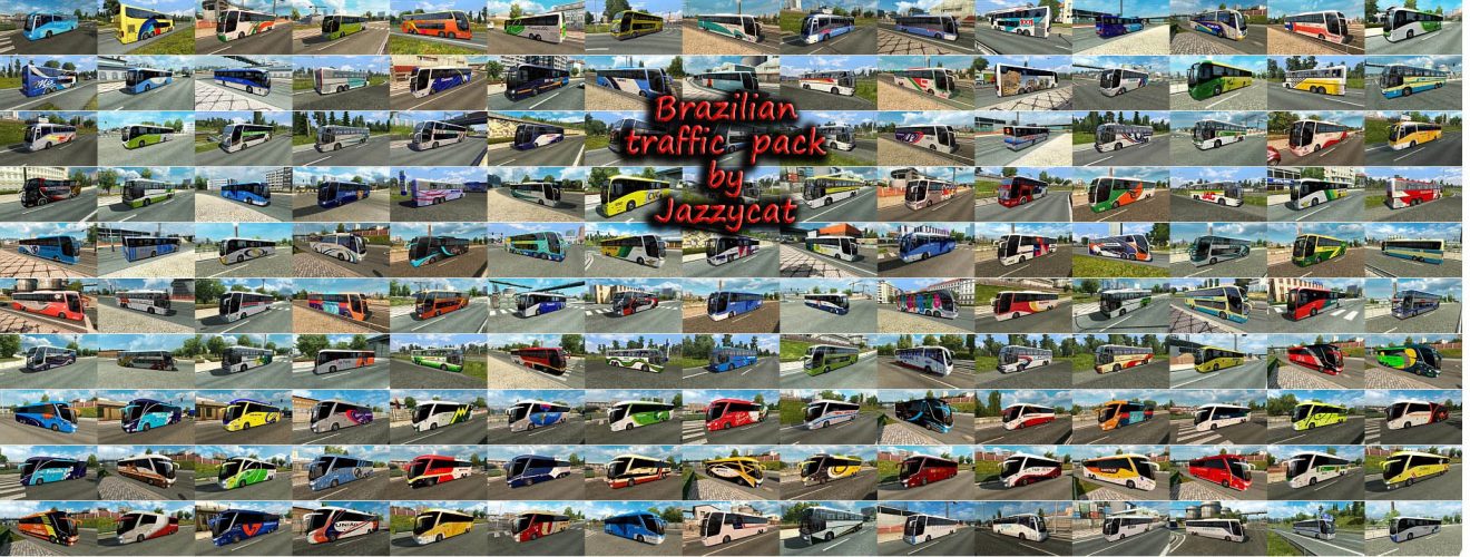 Brazylijski pakiet drogowy od Jazzycat v3.2 ETS2 ETS2