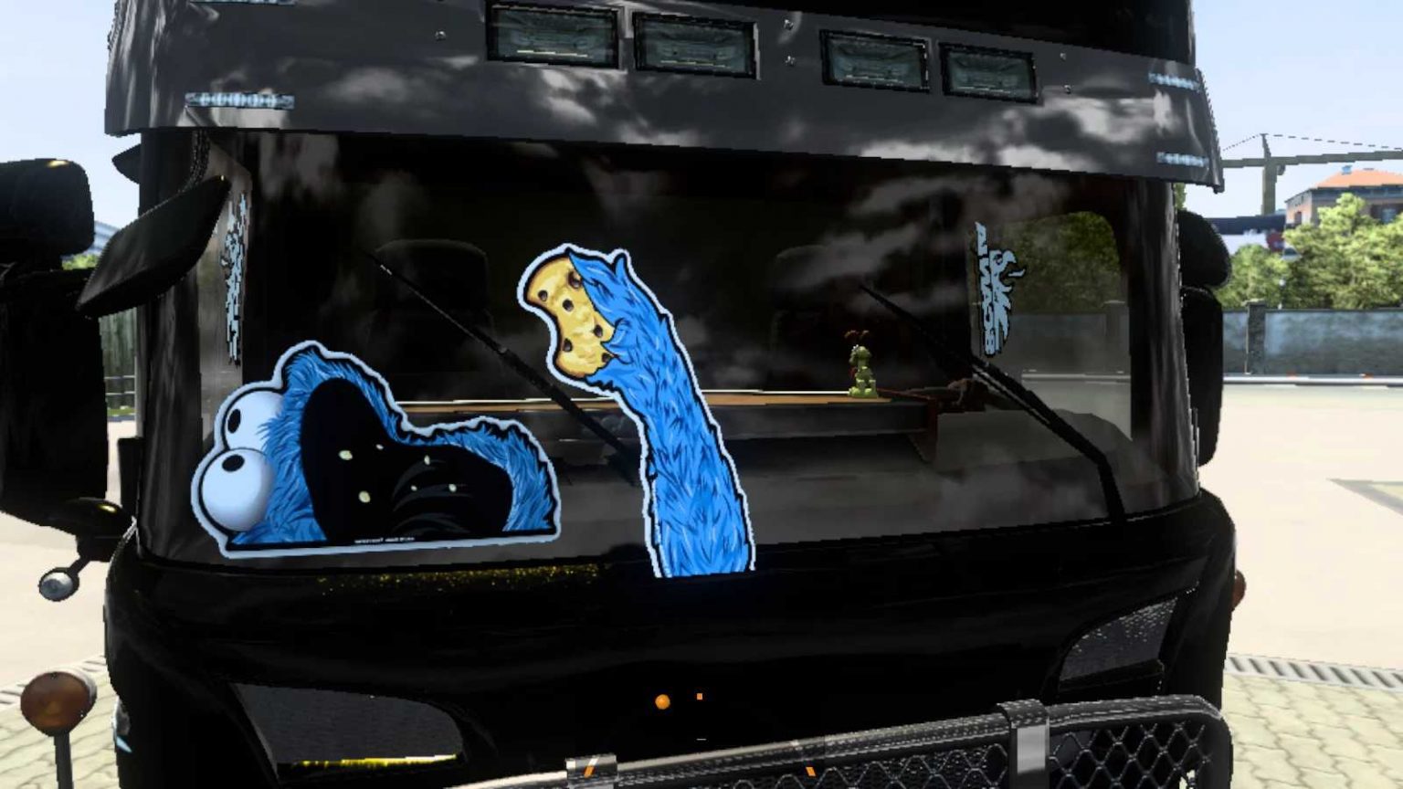 Cookie Monster Wiper Naklejki v1.1 ETS2 ETS2 Mody ATS Mod