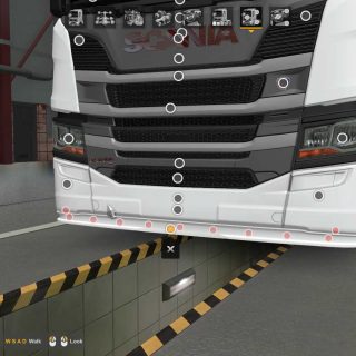 Scania Pgrs Zderzak Splitter V Ets Ets Mody Ats Mod