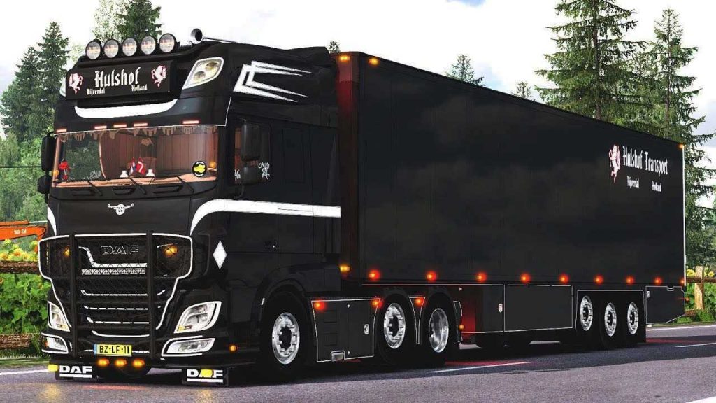 DAF XF 106 530 Ragnar Hulshof+ Schmitz Trailer v15.0 ETS2 - ETS2 Mody
