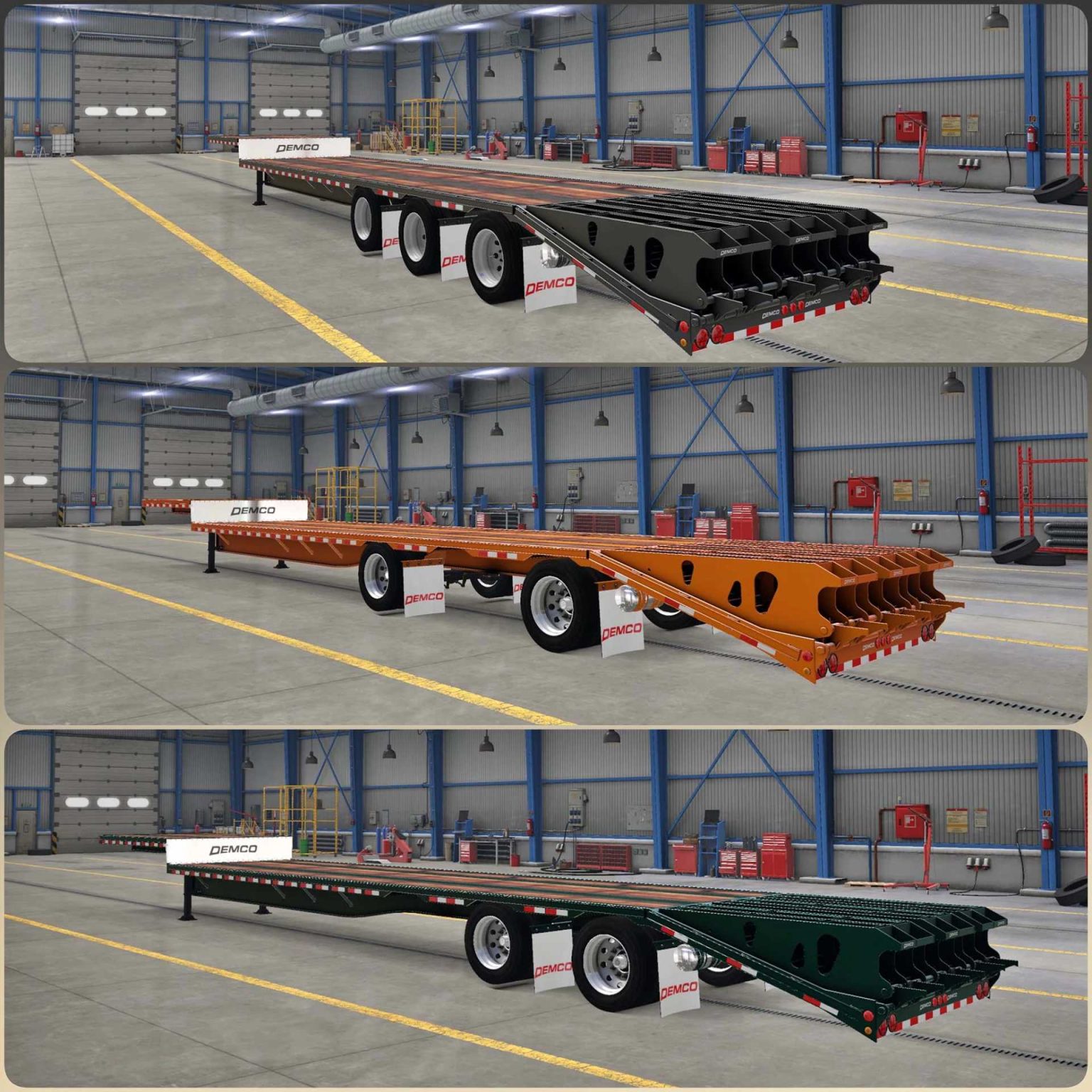 Przyczepa DEMCO Drop Deck v1.1 1.57 ATS - ETS2 Mody | ATS Mod