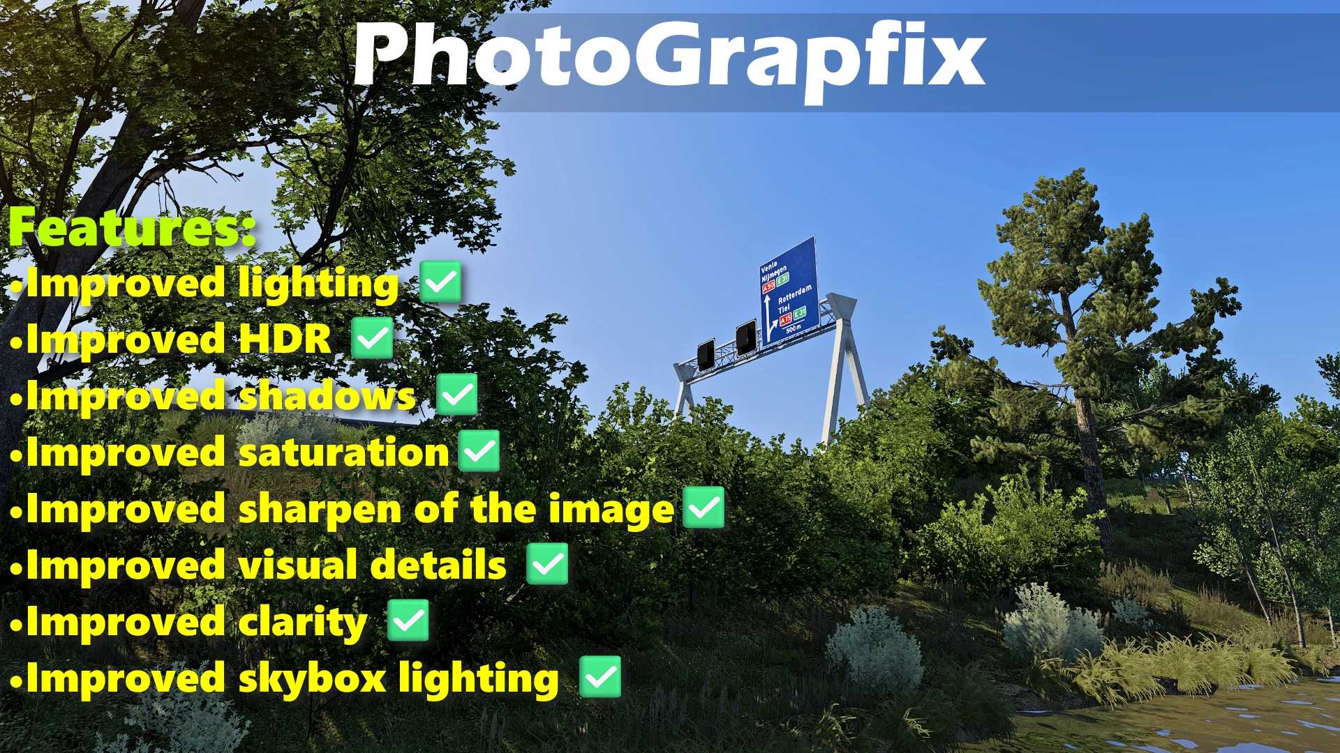 PhotoGrapfix – Presety Nvidii [1.60-1.61][1.53-1.59] ETS2
