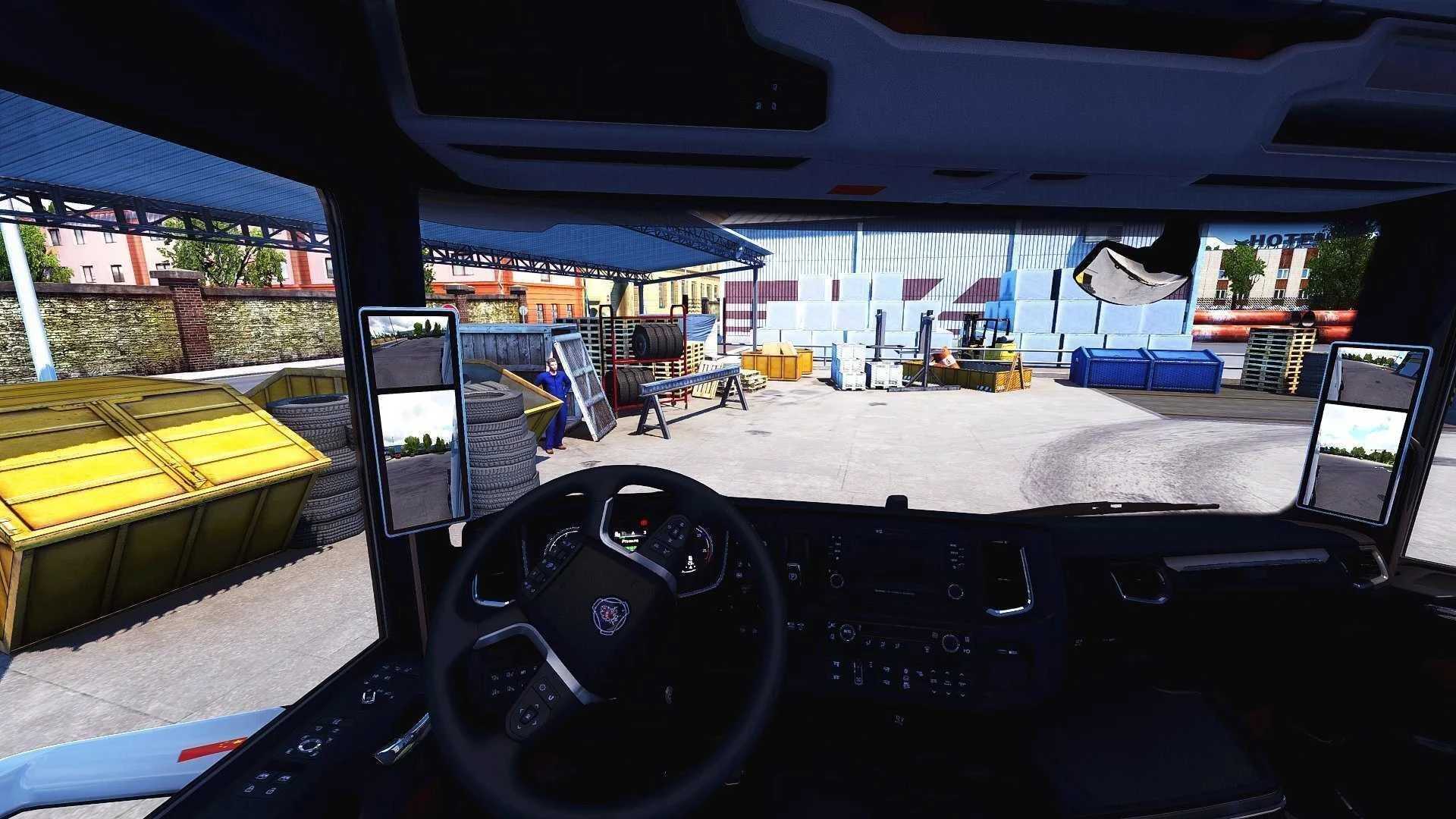 Lusterka elektroniczne v1.61 ETS2