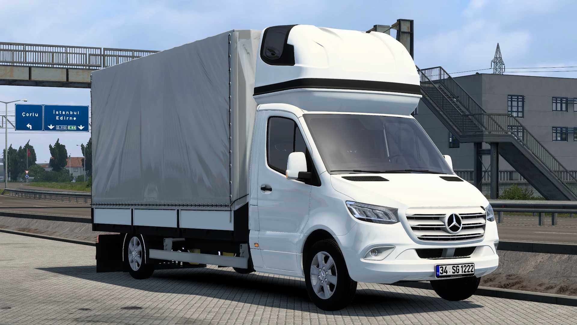 Mercedes-Benz Sprinter Megamod v1.0 ETS2 thumbnail 3