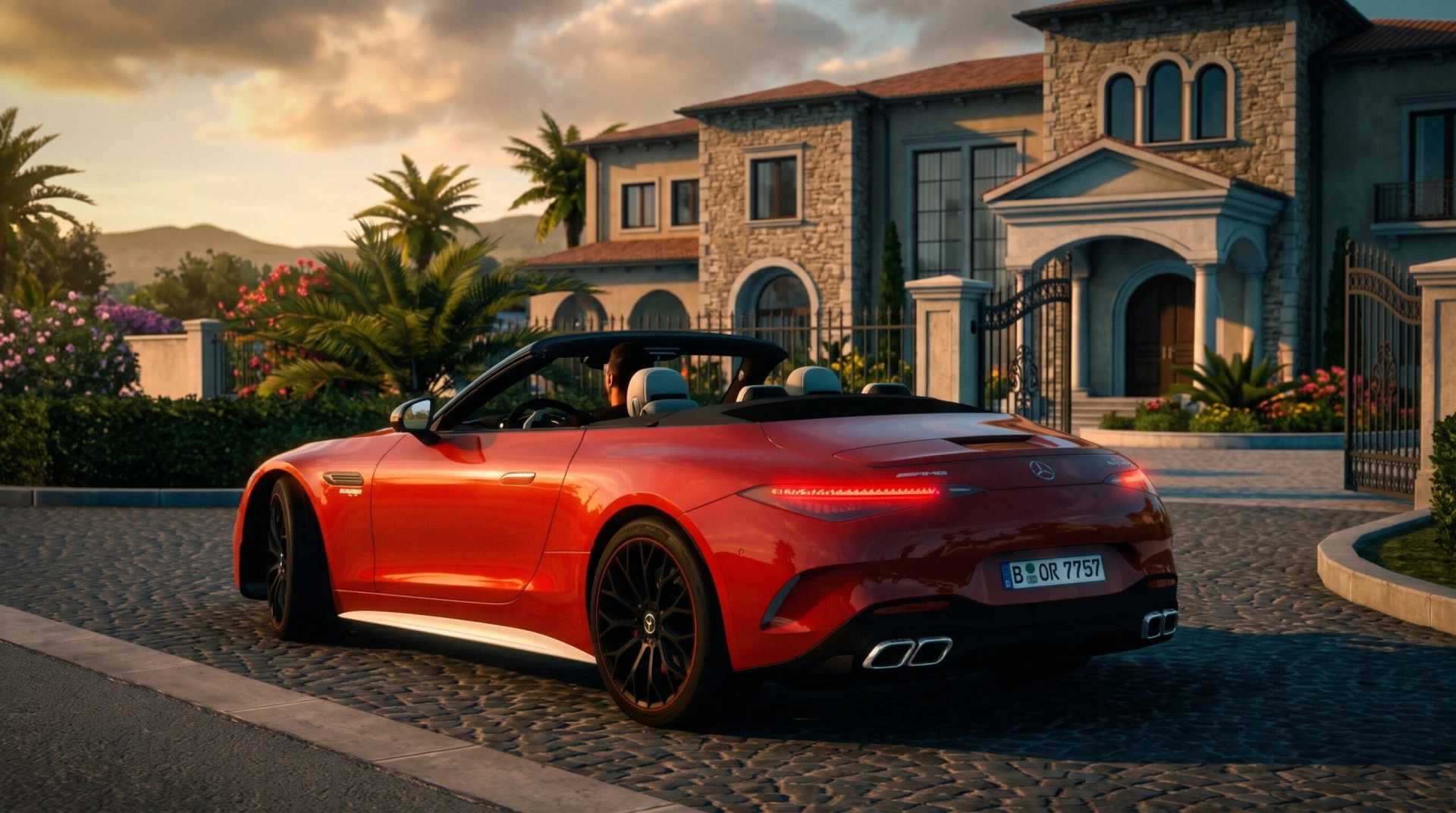 Mercedes SL63 AMG v1.61 ETS2 z 2023 roku thumbnail 2