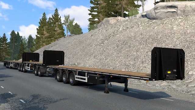 Naczepa z potrójną platformą Australia Spec v1.0 ETS2