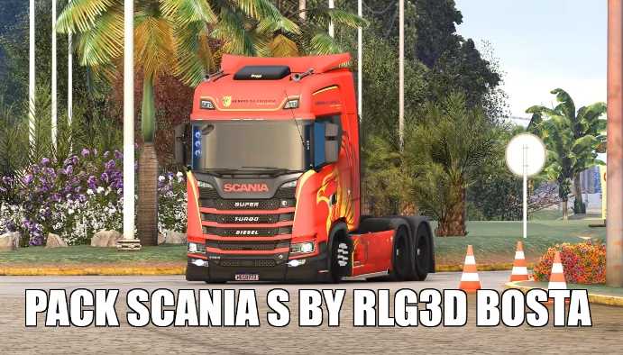 PAKIET AKCESORIÓW SCANIA S 1.61 ETS2