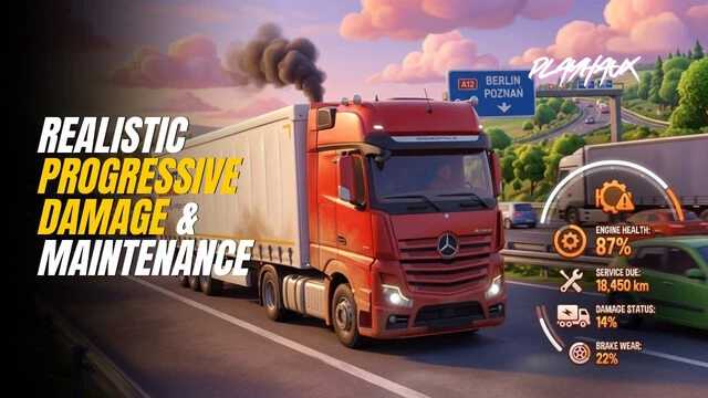 Realistyczne progresywne uszkodzenia i konserwacja v1.0 ETS2